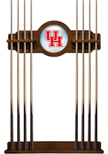 Houston Cougars Solid Wood Cue Rack Pool Table
