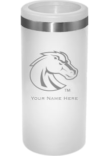 Boise State Broncos Personalized Laser Etched 12oz Slim Can Coolie