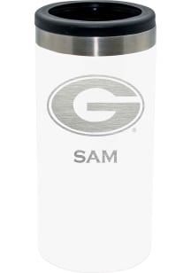 Georgia Bulldogs Personalized Laser Etched 12oz Slim Can Coolie