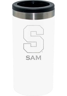 Syracuse Orange Personalized Laser Etched 12oz Slim Can Coolie
