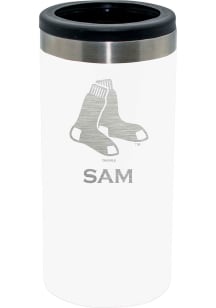 Boston Red Sox Personalized Laser Etched 12oz Slim Can Coolie