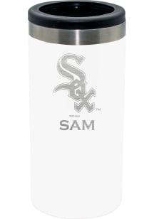 Chicago White Sox Personalized Laser Etched 12oz Slim Can Coolie