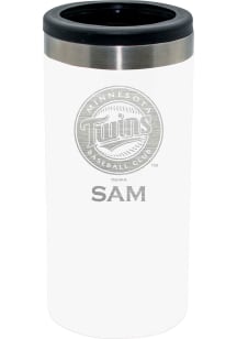 Minnesota Twins Personalized Laser Etched 12oz Slim Can Coolie