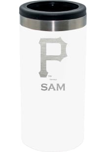 Pittsburgh Pirates Personalized Laser Etched 12oz Slim Can Coolie