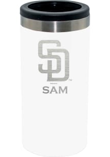 San Diego Padres Personalized Laser Etched 12oz Slim Can Coolie