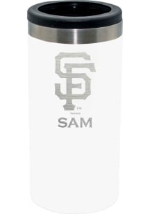 San Francisco Giants Personalized Laser Etched 12oz Slim Can Coolie