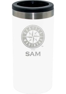 Seattle Mariners Personalized Laser Etched 12oz Slim Can Coolie