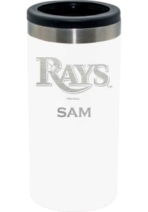 Tampa Bay Rays Personalized Laser Etched 12oz Slim Can Coolie