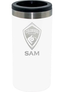 Colorado Rapids Personalized Laser Etched 12oz Slim Can Coolie