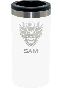 DC United Personalized Laser Etched 12oz Slim Can Coolie