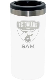 FC Dallas Personalized Laser Etched 12oz Slim Can Coolie