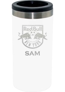New York Red Bulls Personalized Laser Etched 12oz Slim Can Coolie
