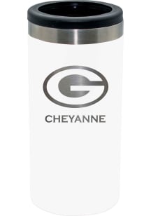 Green Bay Packers Personalized Laser Etched 12oz Slim Can Coolie