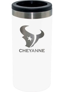 Houston Texans Personalized Laser Etched 12oz Slim Can Coolie