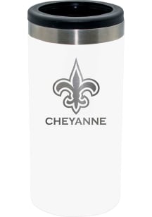 New Orleans Saints Personalized Laser Etched 12oz Slim Can Coolie