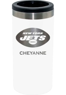 New York Jets Personalized Laser Etched 12oz Slim Can Coolie