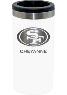 San Francisco 49ers Personalized Laser Etched 12oz Slim Can Coolie