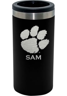 Clemson Tigers Personalized Laser Etched 12oz Slim Can Coolie