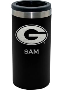 Georgia Bulldogs Personalized Laser Etched 12oz Slim Can Coolie