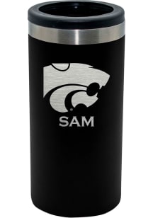 K-State Wildcats Personalized Laser Etched 12oz Slim Can Coolie
