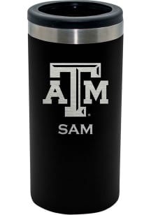 Texas A&amp;M Aggies Personalized Laser Etched 12oz Slim Can Coolie