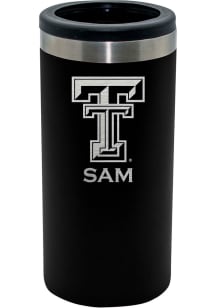 Texas Tech Red Raiders Personalized Laser Etched 12oz Slim Can Coolie