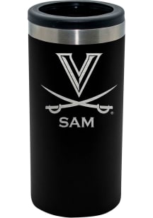 Virginia Cavaliers Personalized Laser Etched 12oz Slim Can Coolie