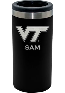 Virginia Tech Hokies Personalized Laser Etched 12oz Slim Can Coolie
