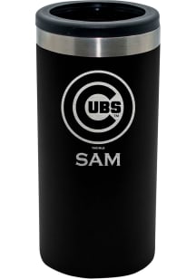 Chicago Cubs Personalized Laser Etched 12oz Slim Can Coolie