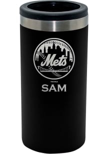 New York Mets Personalized Laser Etched 12oz Slim Can Coolie