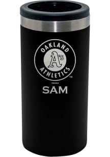 Oakland Athletics Personalized Laser Etched 12oz Slim Can Coolie