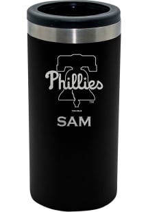 Philadelphia Phillies Personalized Laser Etched 12oz Slim Can Coolie