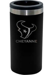 Houston Texans Personalized Laser Etched 12oz Slim Can Coolie