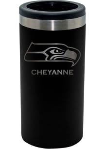 Seattle Seahawks Personalized Laser Etched 12oz Slim Can Coolie