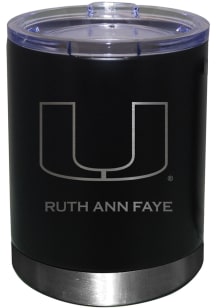 Miami Hurricanes Personalized Laser Etched 12oz Lowball Tumbler