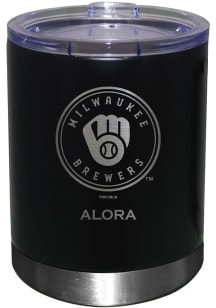 Milwaukee Brewers Personalized Laser Etched 12oz Lowball Tumbler
