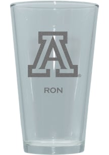 Arizona Wildcats Personalized Laser Etched 17oz Pint Glass