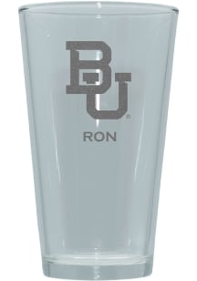 Baylor Bears Personalized Laser Etched 17oz Pint Glass