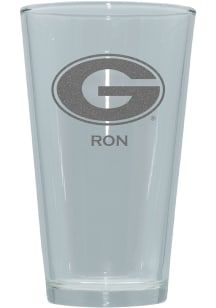 Georgia Bulldogs Personalized Laser Etched 17oz Pint Glass