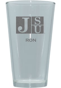 Jackson State Tigers Personalized Laser Etched 17oz Pint Glass