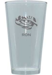 LSU Tigers Personalized Laser Etched 17oz Pint Glass