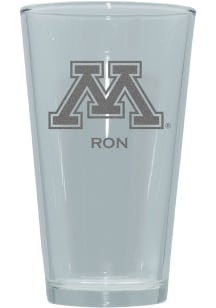 Minnesota Golden Gophers Personalized Laser Etched 17oz Pint Glass
