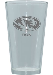 Missouri Tigers Personalized Laser Etched 17oz Pint Glass