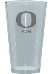 Oregon Ducks Personalized Laser Etched 17oz Pint Glass