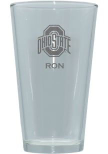 Ohio State Buckeyes Personalized Laser Etched 17oz Pint Glass