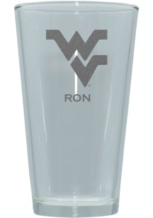 West Virginia Mountaineers Personalized Laser Etched 17oz Pint Glass