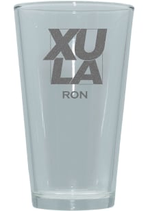 Xavier Musketeers Personalized Laser Etched 17oz Pint Glass