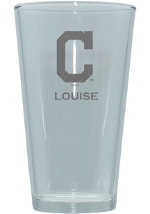 Cleveland Guardians Personalized Laser Etched 17oz Pint Glass