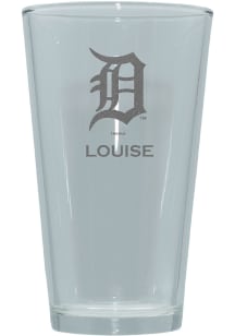 Detroit Tigers Personalized Laser Etched 17oz Pint Glass