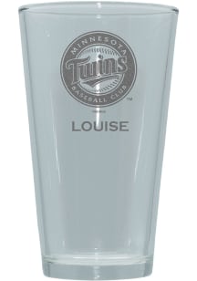 Minnesota Twins Personalized Laser Etched 17oz Pint Glass